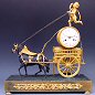 An extremely fine Empire clock, �Vivat Bacchus� and the grape harvest, circa 1810.