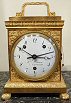 Nr. 202. A Swiss gilt Pendule D’ Officier, 8 days, J. Decoen, Bruxelles, grande sonnerie, circa 1810.