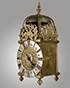 An unusual lantern clock signed Tho. Wentworth Sarum