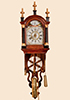 A small Frisian wall clock,  called “staartschippertje”