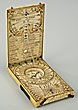 167. An antique German ivory diptych sundial (Nuremberg)
Signed Leonhart Miller. Dated 1637.