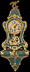 Antique bracket, cartel and Boulle clocks