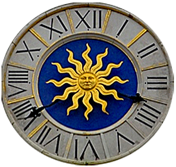 Roman Numerals on Clock Dials.